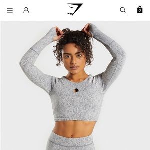 Gymshark longsleeve crop